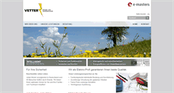 Desktop Screenshot of elektro-vetter.de